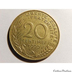 20 centimes Marianne 1990
