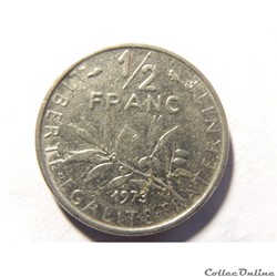 50 centimes Semeuse 1973