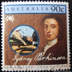 Australie 00941 Sydney Parkinson 90c de 1986