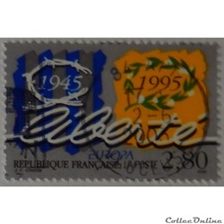 02941 50ans de paix Europa CEPT 2F80 de 1995