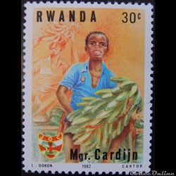 Rwanda 01110 cardinal Cardijn 30c de 1983