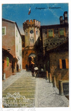 Clock Tower and City Gate postcard