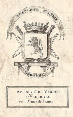 du VERDIER de VAUPRIVAS
