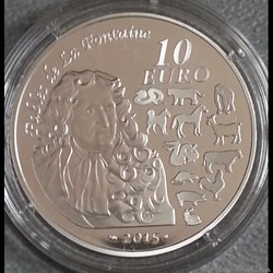 10 euro argent Année de la chèvre 2015 France