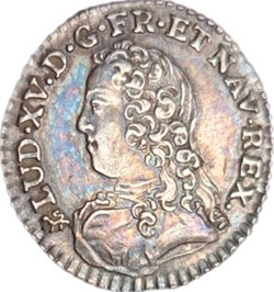 Vingtième d'ecu 1727 T