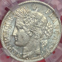 2 francs Ceres legende 1888 MS63