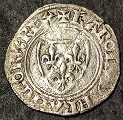 CHARLES VI Blanc Génar 2 ème émission, Macon , 1389
