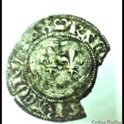 CHARLES VII 1422- 1461 Denier tournois au briquet
