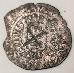 EUDES IV 1315-1349 Maille noire Double au petit écu
