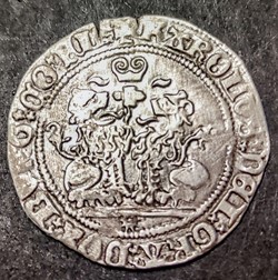 CHARLES le TEMERAIRE Pays bas bourguignons double briquet 1474 duché de Brabant