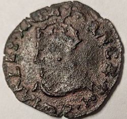CHARLES X Double tournois 1594 P