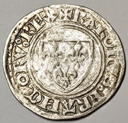 CHARLES VI Blanc Génar 2 ème émission, Macon , 1389