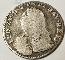 LOUIS XV 1/10è d'écu aux lauriers 1726 P