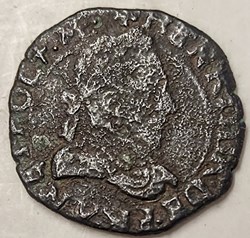 HENRI III double tournois 1587