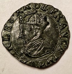 CHARLES X Double tournois 1595 P
