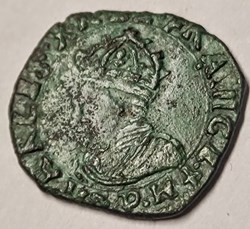 CHARLES X Double tournois 1593 P
