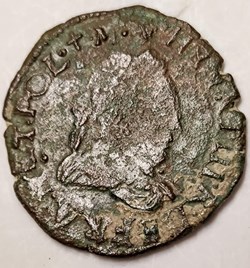 HENRI III double tournois 1588