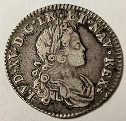 LOUIS XV XX sols ou 1/6è d'écu de Navarre
