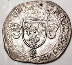 HENRI II douzain aux croissants 1550