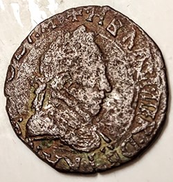 HENRI III double tournois 1588