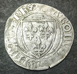 CHARLES VI Blanc Guénar 2 ème émission, Dijon, 1389