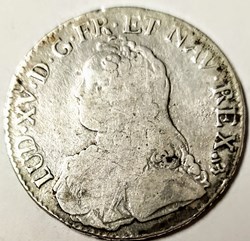 LOUIS XV écu aux lauriers 1738 P