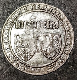 PHILIPPE LE HARDI COMTE DE FLANDRE  double gros  "leliaert" .