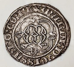 MARIE de BOURGOGNE   Gros au M gothique  1478