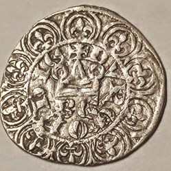 EUDES IV 1315-1349 Demi Gros ou Maille Blanche