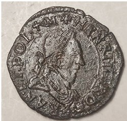 HENRI III double tournois 1587