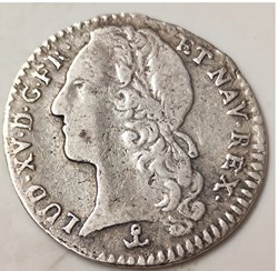 LOUIS XV 1/10 ème d'écu au bandeau 1747 P