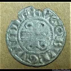 HUGUES IV 1218-1272 denier