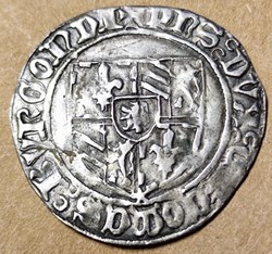 PHILIPPE le BON 1419-1467, Blanc à l'écu aux sept quartiers.