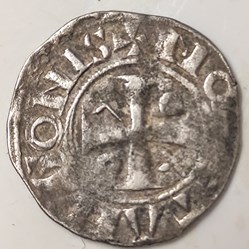 Denier époque d'HUGUES II comte de Chalon ( 1102-1143)
