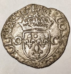 CHARLES X Douzain aux deux C 1er type 1593 P