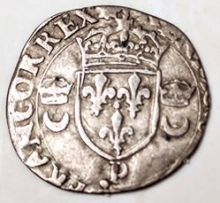 HENRI II douzain aux croissants 1555