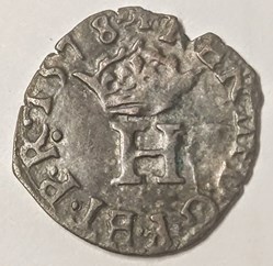 HENRI III Liard à l'H couronnée 1578 P