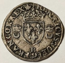 HENRI II douzain aux croissants 1556