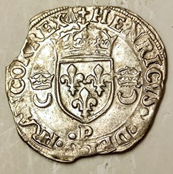 HENRI II douzain aux croissants 1552