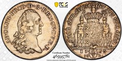Pomerania 1763 2/3 Taler PCGS AU50