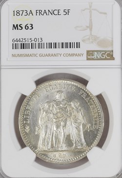 France 1873 5 Francs