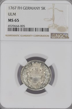 Ulm 1765 5 Kreuzer