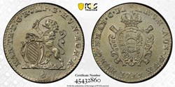 Austrian Netherlands 1753 2 Escalins PCGS AU58