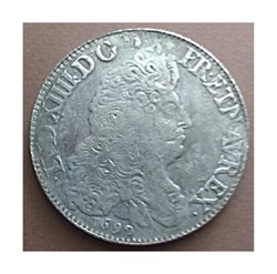 Louis XVI, Ecu aux huit L (1er type) 1690 (reforme)