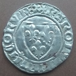 Charles VI blanc Guenar.(Saint Pourcain 1389-1418)