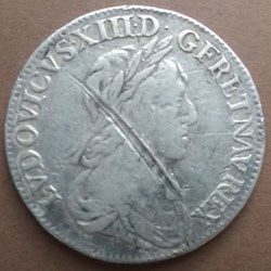 Louis XIII 1/4 ecu 1643