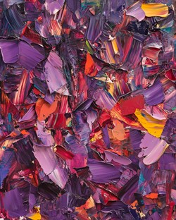Fusion Pourpre, peinture de Laurent Vigee (2010)