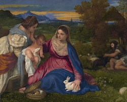La Vierge au lapin – Titien