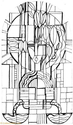 Les Saintes Huiles - Mise sous plomb croquis 2
