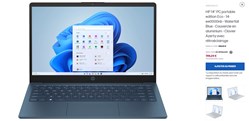 Waterfall Blue HP 14'' PC portable